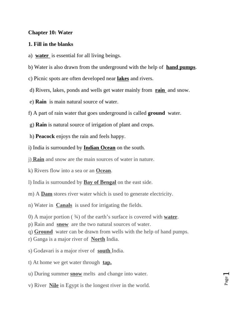 Water | PDF | Water | River
