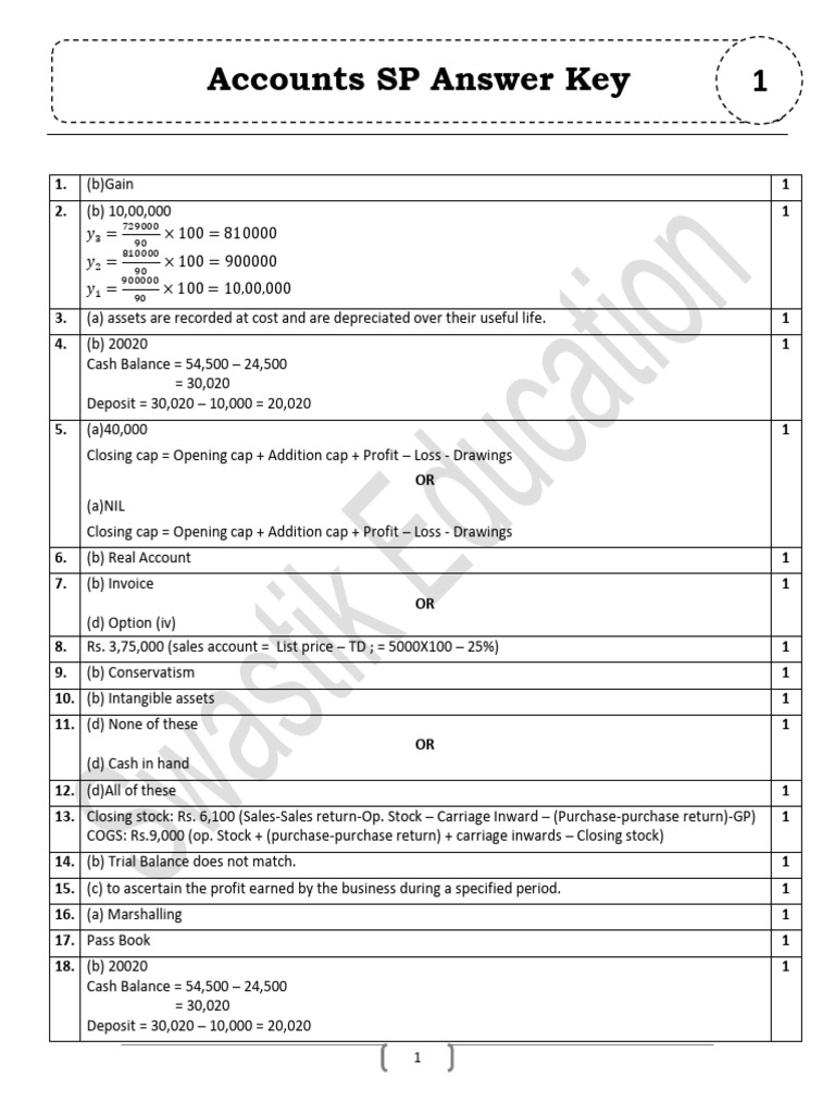 Accounts Answer SP 1 - 9498776 - 2026 - 02 - 20 - 15 - 35 | PDF ...