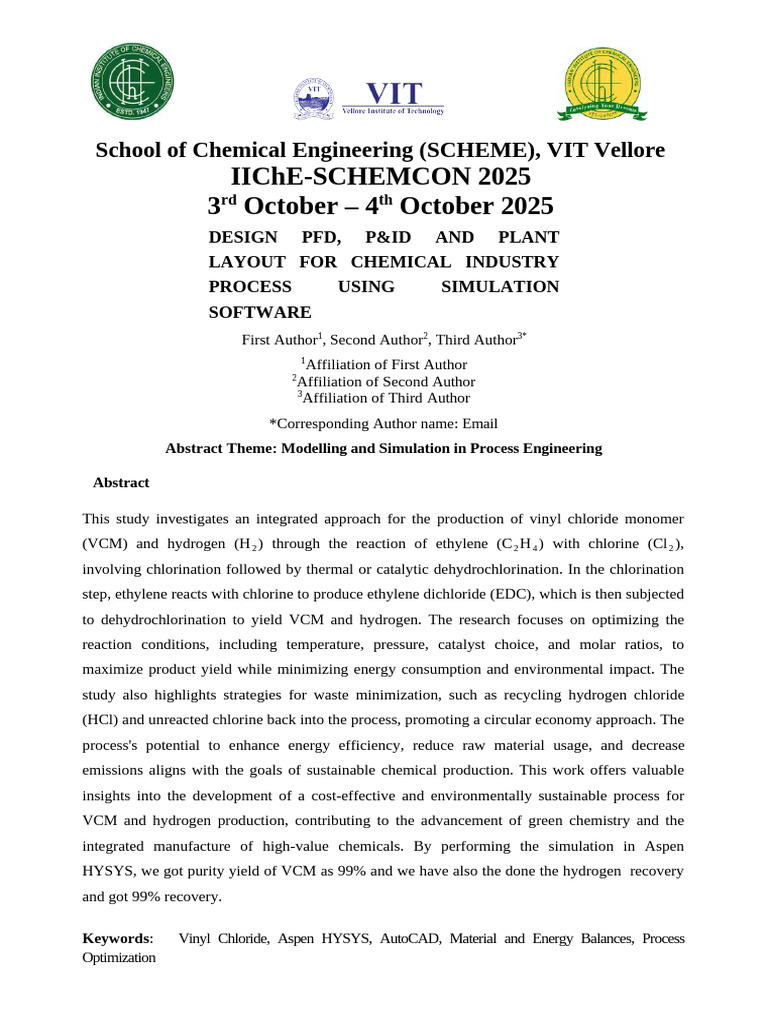 Schemcon Abstract 1 | PDF