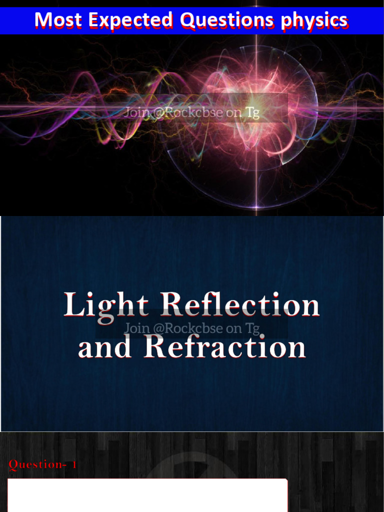 Physics Most Expected Questions | PDF | Electrical Resistance And ...