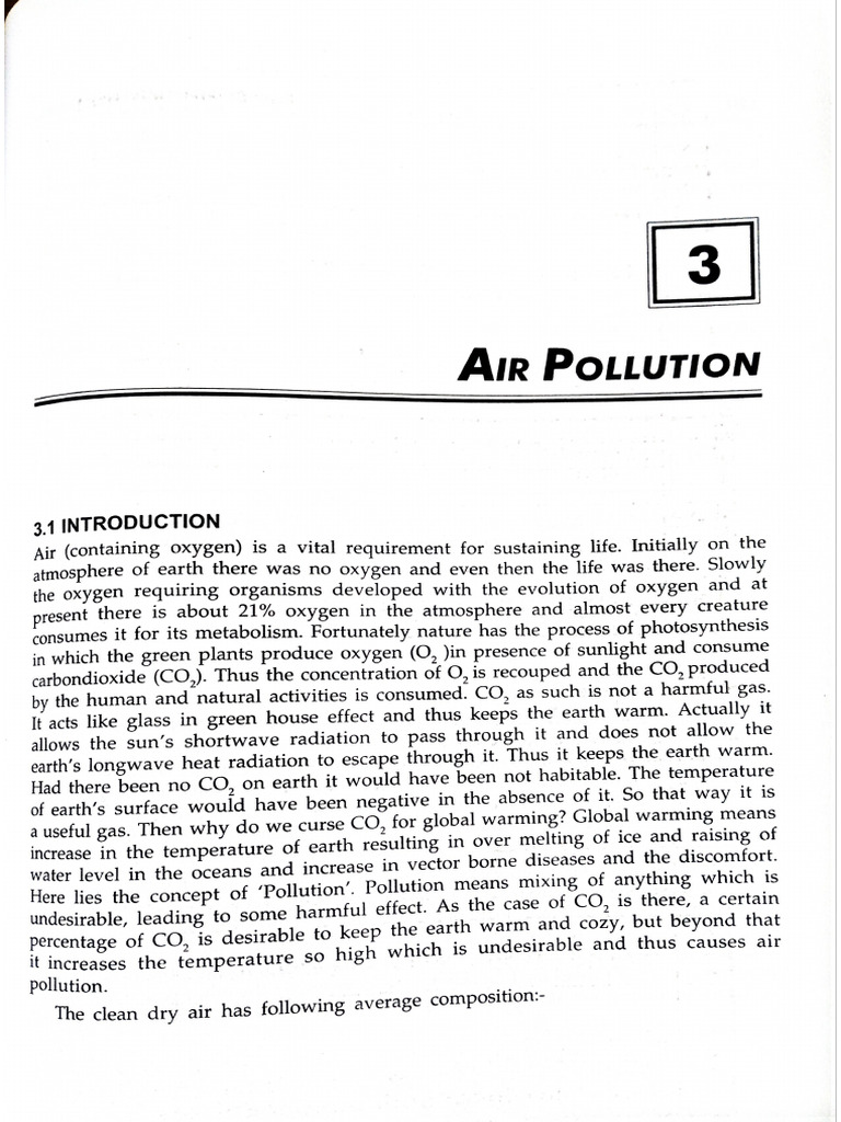 Air Pollution | PDF