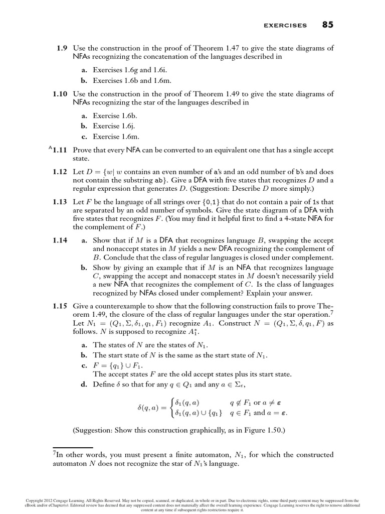 Sipser Introduction - To.the - Theory.of - Computation.3E | PDF ...