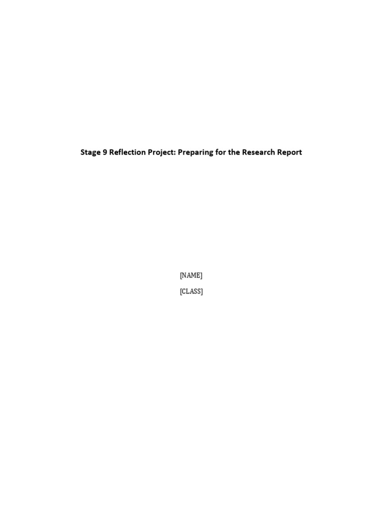 Stage9 Reflection Project A1A2B2 1 | PDF | Cognition | Learning