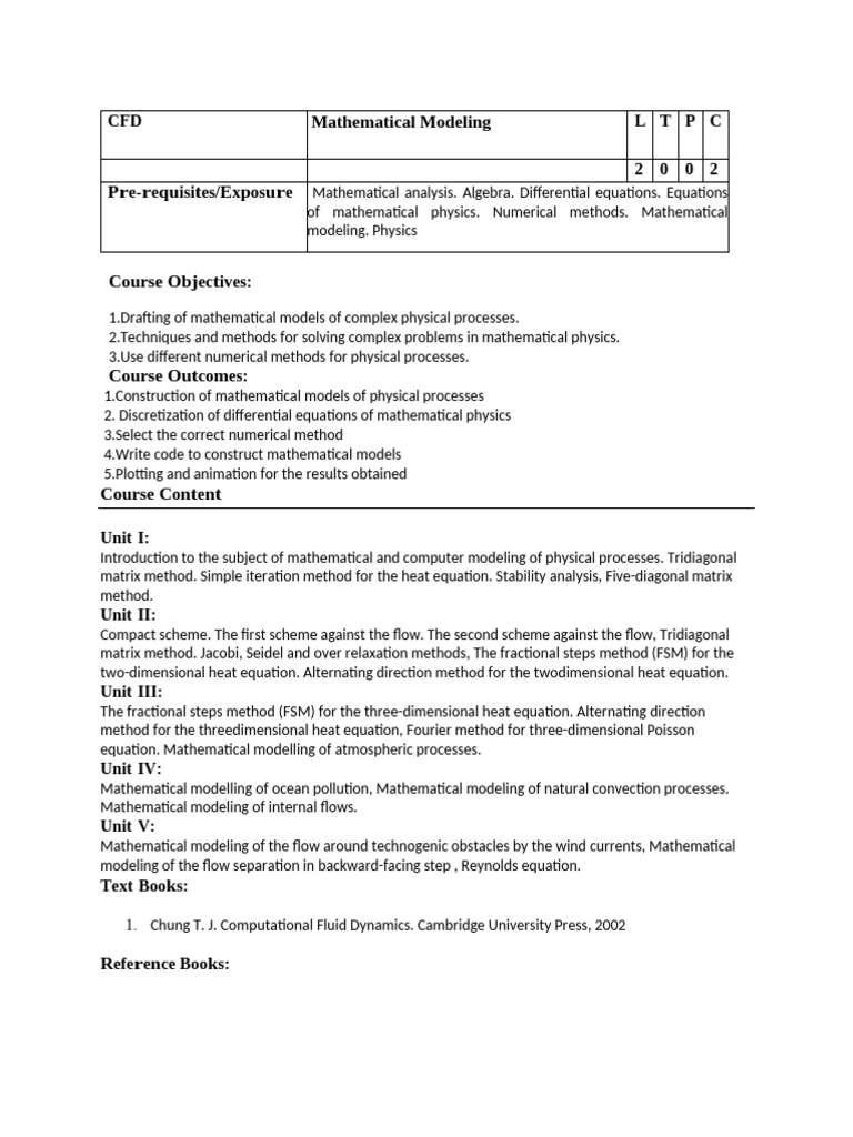 Mathematical Modeling | PDF