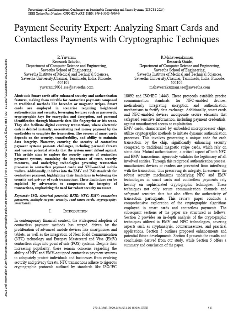 Payment Security Expert Analyzing Smart Cards and Contactless Payments ...