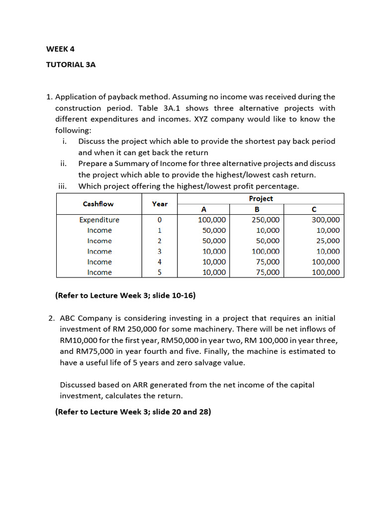 Tutorial 3A | PDF