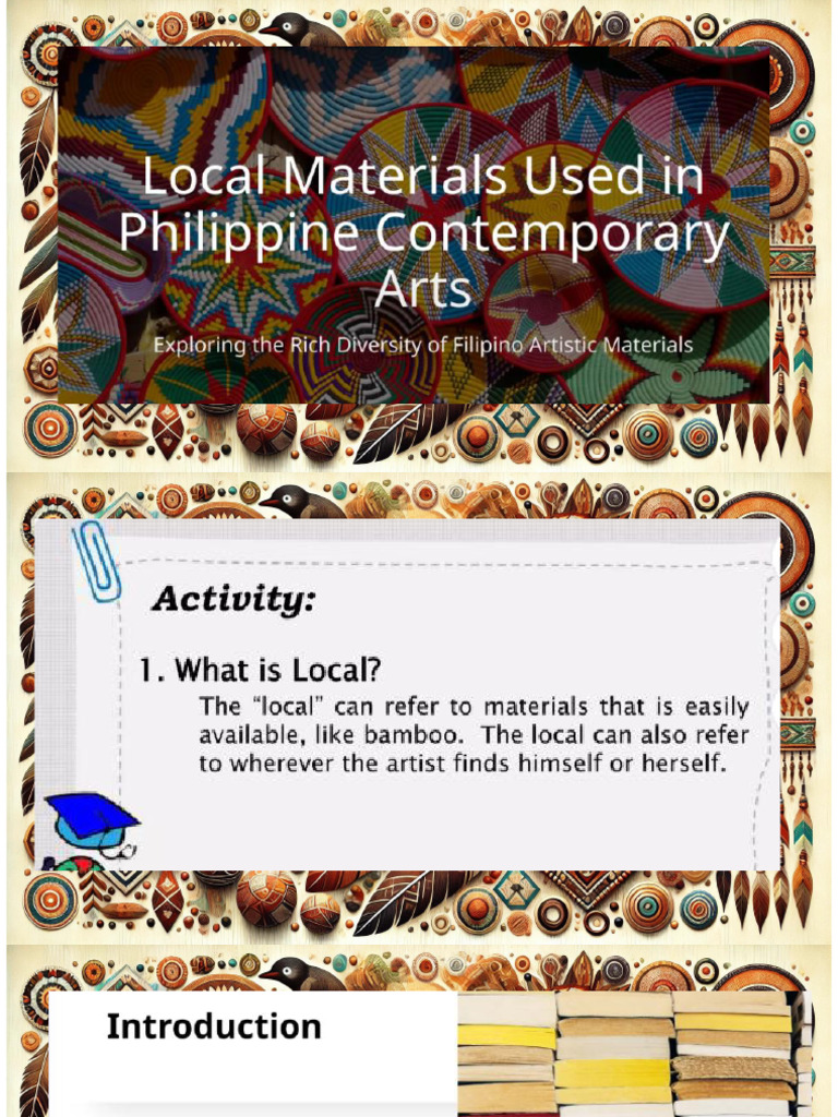 Local Materals Used in Creating Art | PDF