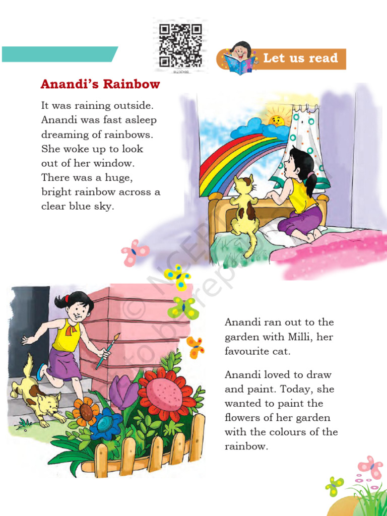 NCERT Book Class 1 Anandis Rainbow | PDF | Rainbow | Sky