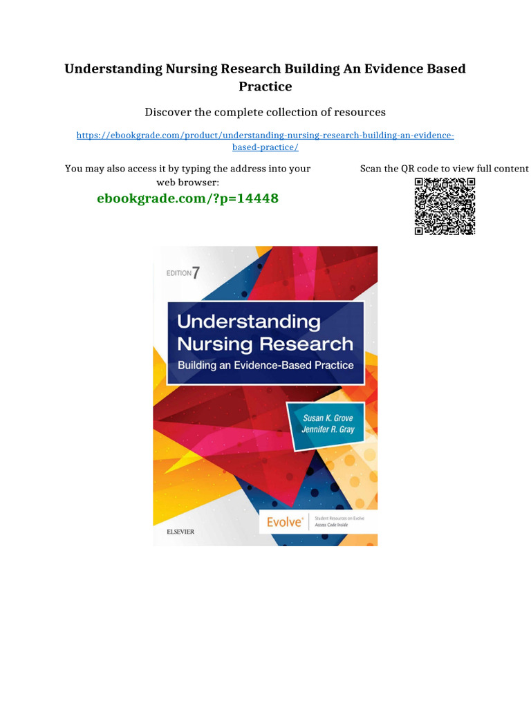 Understanding Nursing Research Building An Evidence Based Practice Full ...