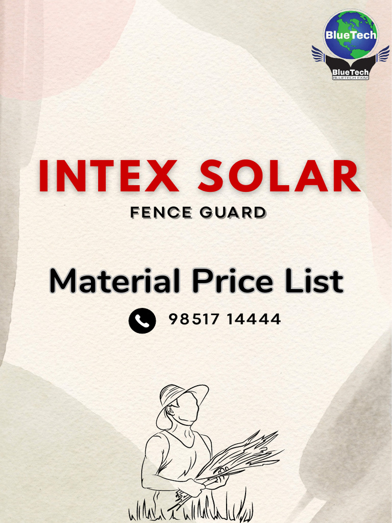 Intex Material List | PDF