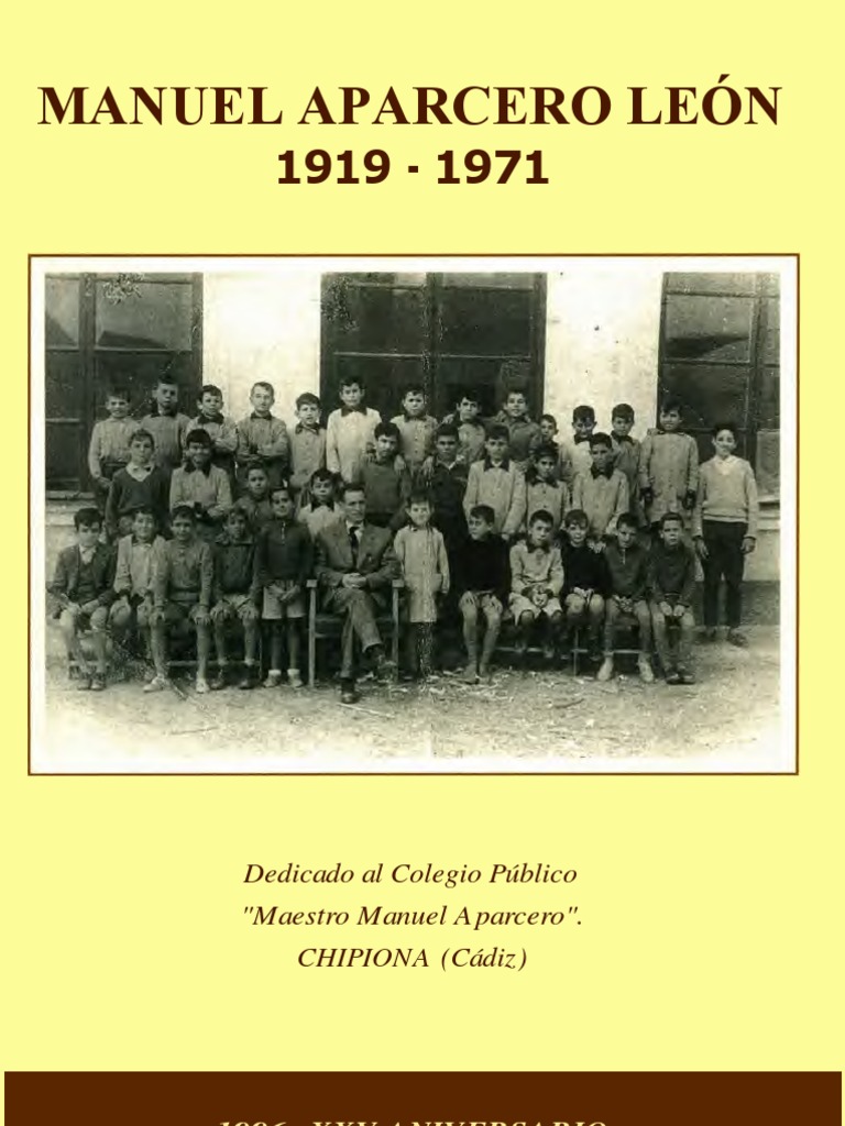 Libro Manuel Aparcero Leon 1919-1971  España  Sevilla
