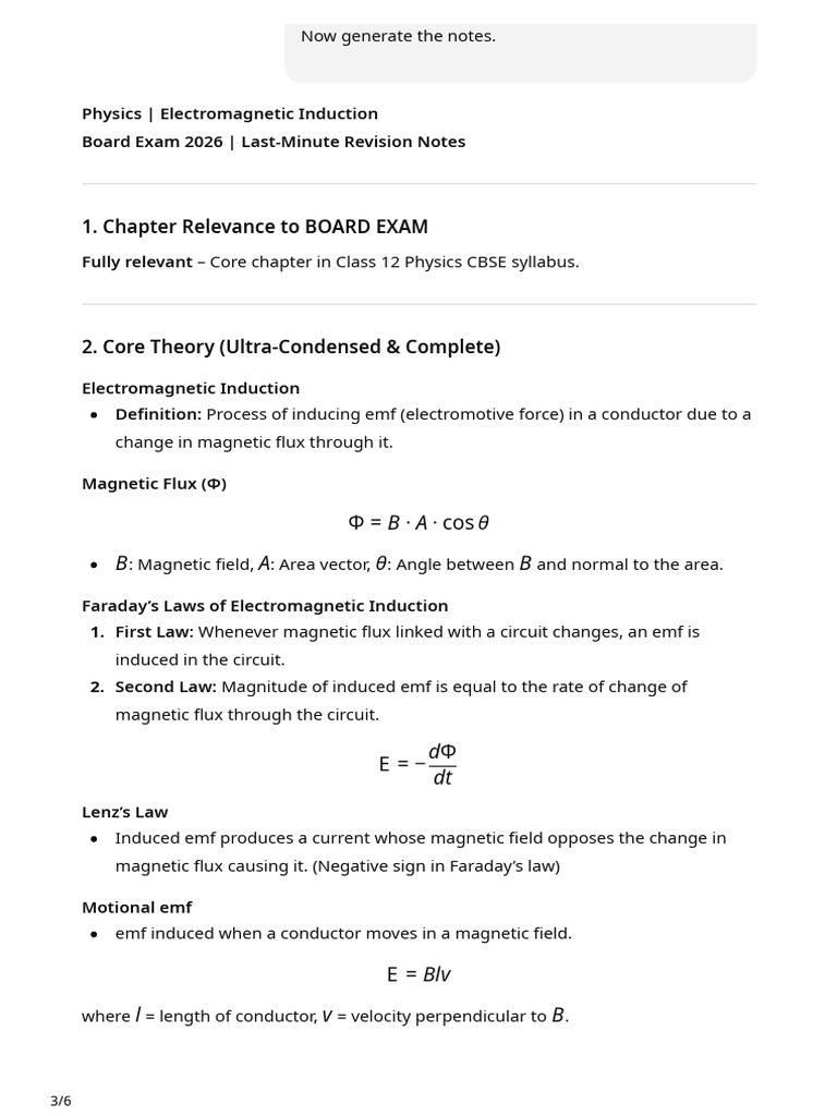 Physics Electromagnetic Induction - Removed | PDF | Electromagnetic ...