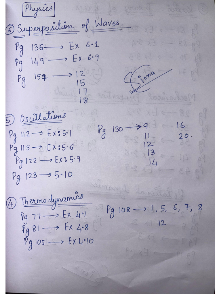 PHY Numerical IMP | PDF