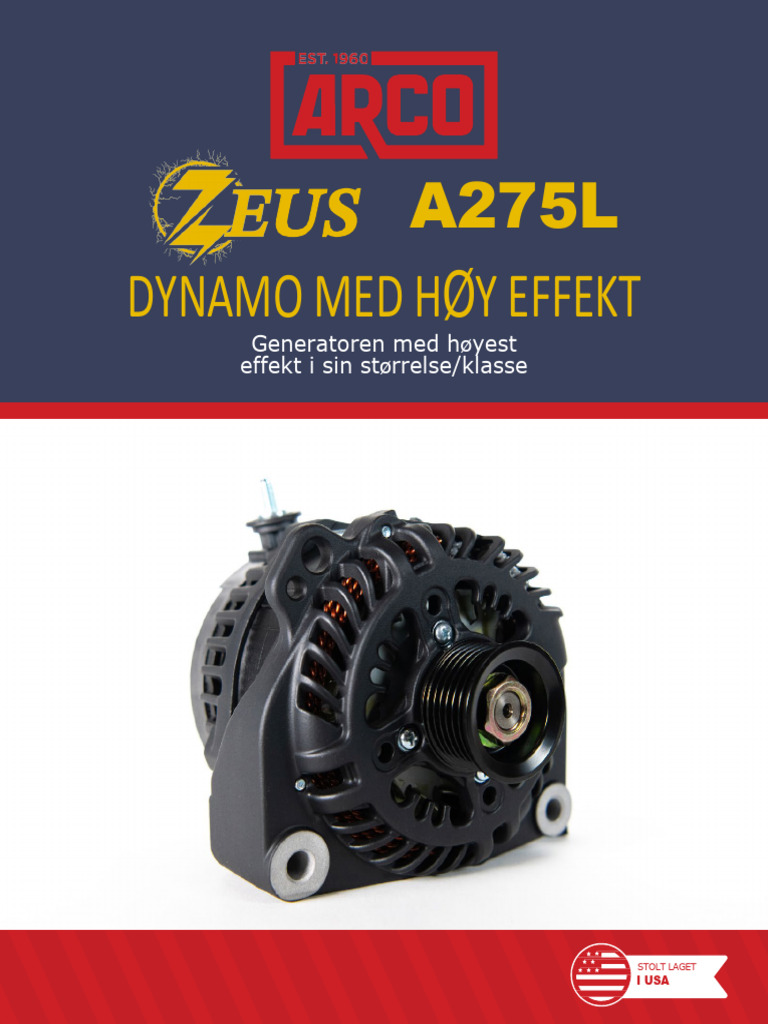 NO A275L Datablad | PDF