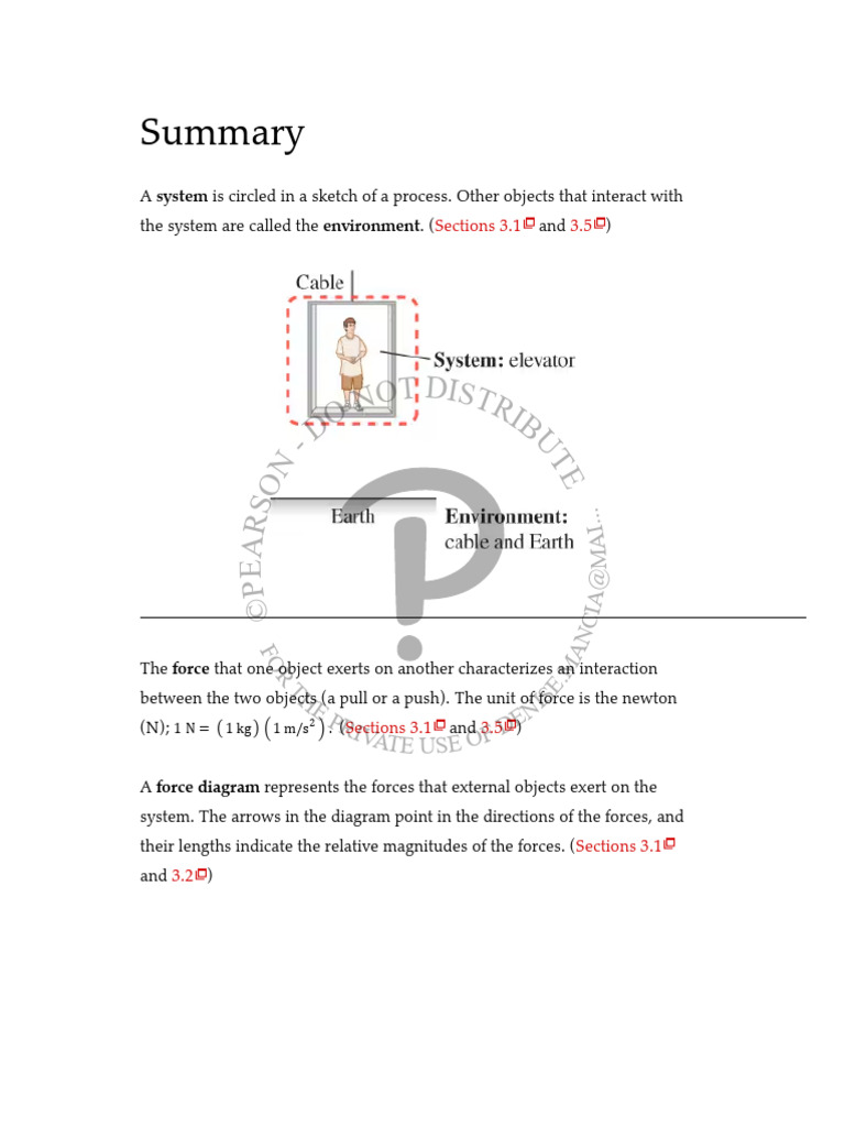 Summary - Newtonian Mechanics | PDF | Force | Newton's Laws Of Motion