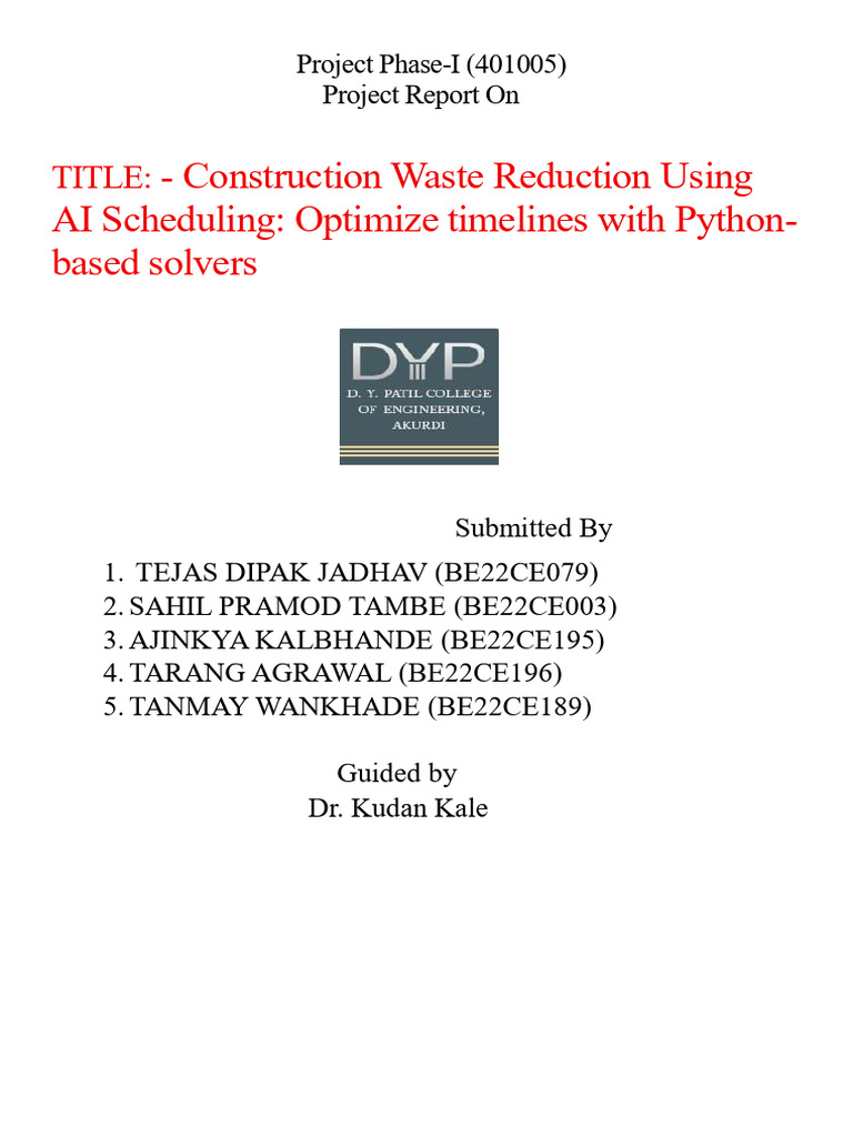 Dyp Main Main Sahil Project Report Main | PDF | Artificial Intelligence ...