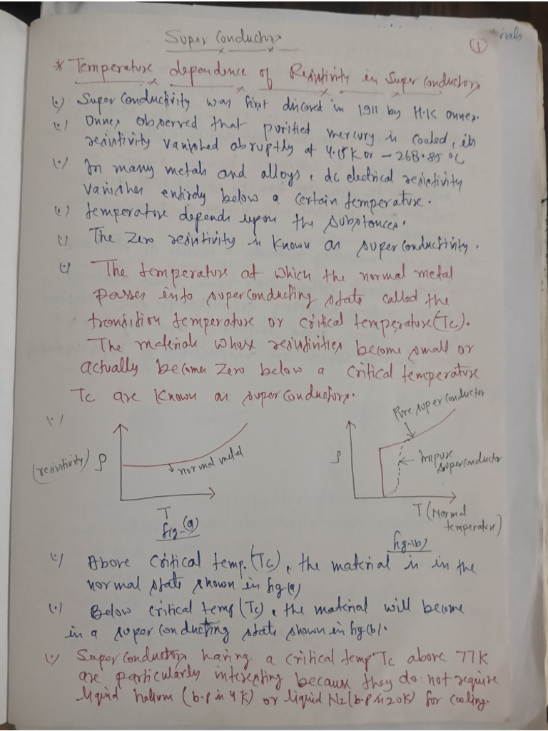 Unit 5 Superconductors | PDF
