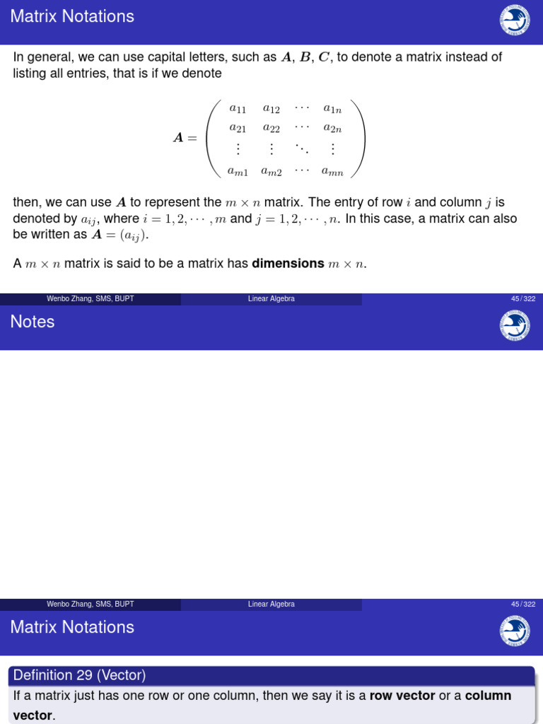 Ppt3 Check | PDF | Matrix (Mathematics) | System Of Linear Equations