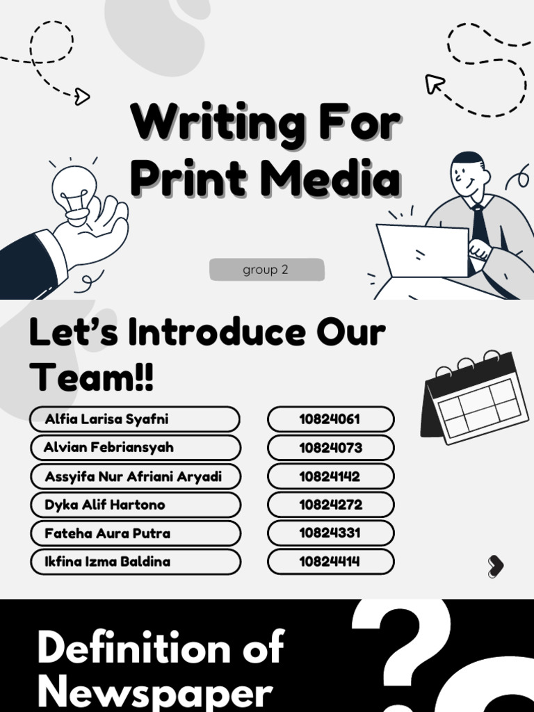 Group 2 | PDF | Newspapers | News