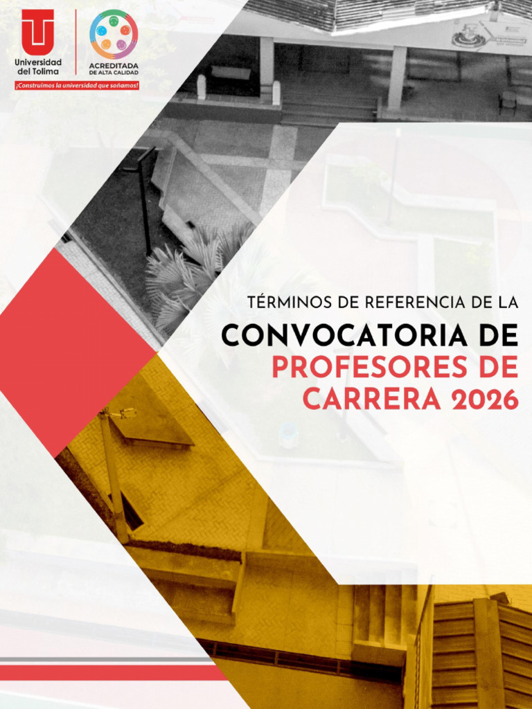 Términos de Referencia de La Convocatoria 2026 | PDF | Diploma | Enseñando