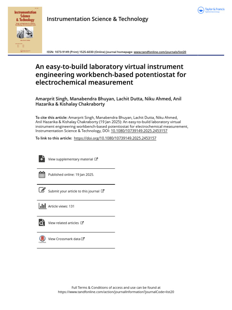 An Easy-To-build Laboratory Virtual Instrument Engineering Workbench ...