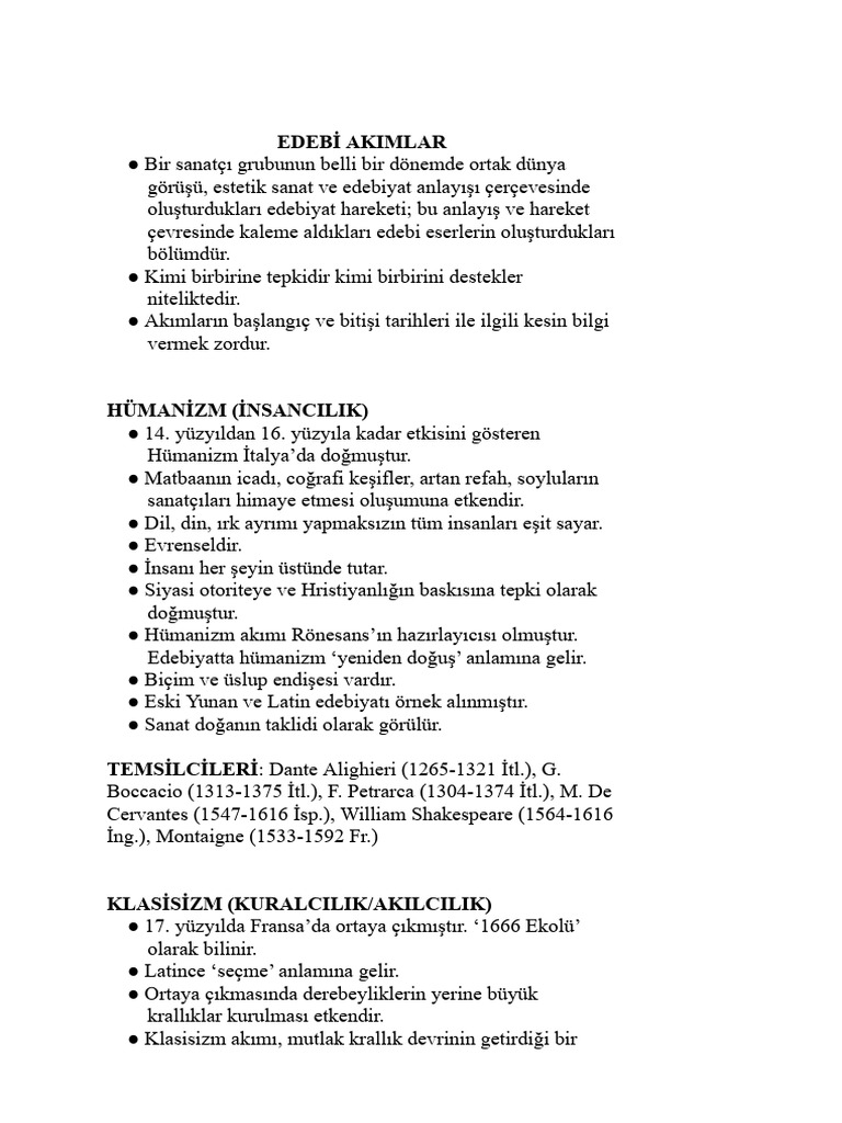 Edebi̇ Akimlar | PDF