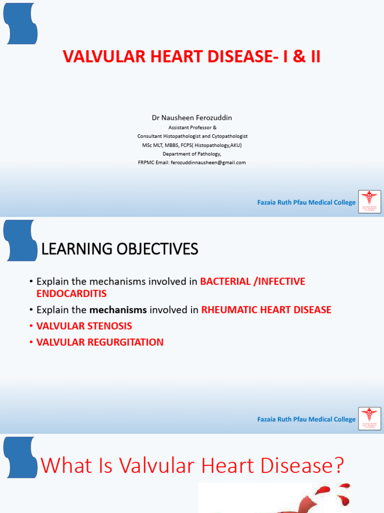 Valvular Heart Diseases I II 2026 | PDF | Heart Valve | Heart