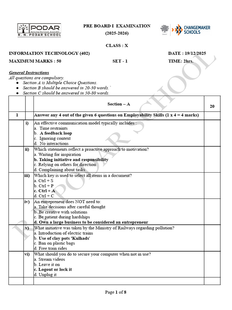 2025 Preboard1 Set 2 AK | PDF | Spreadsheet | Computing