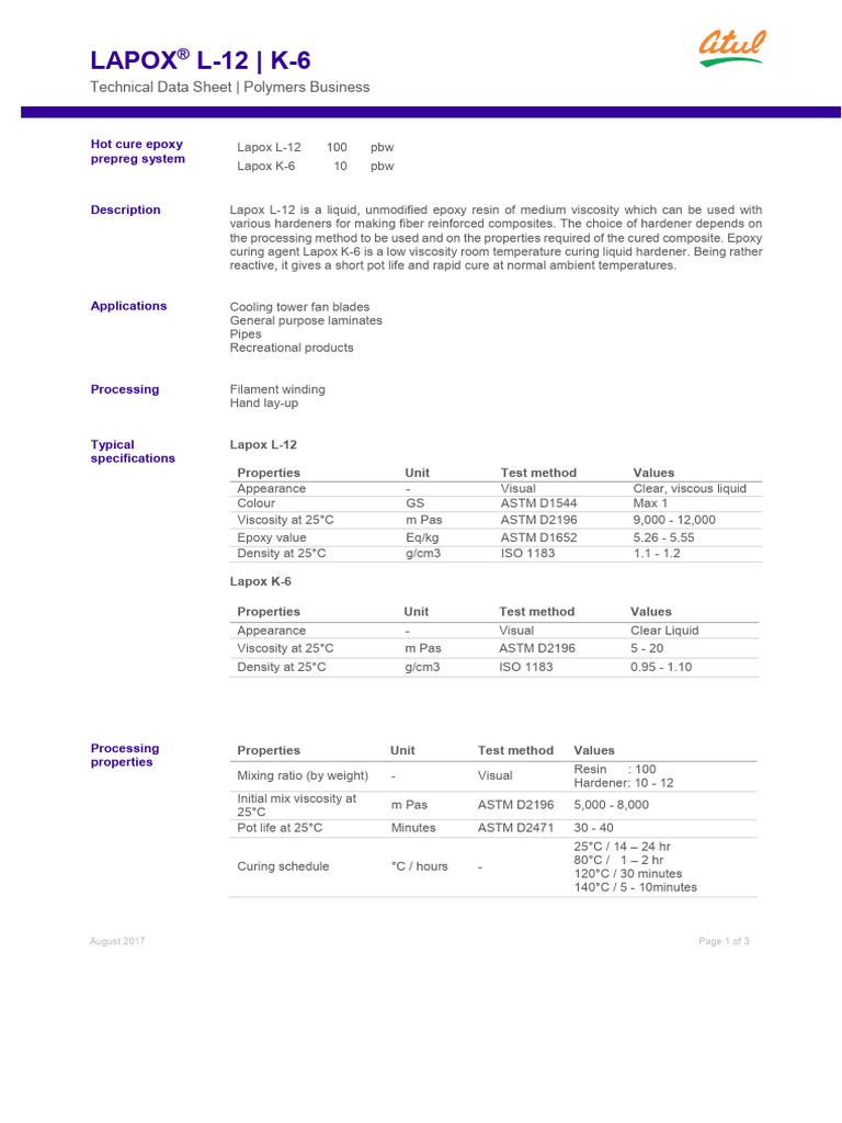 Lapox Epoxy Resin l12 | PDF | Epoxy | Building Materials