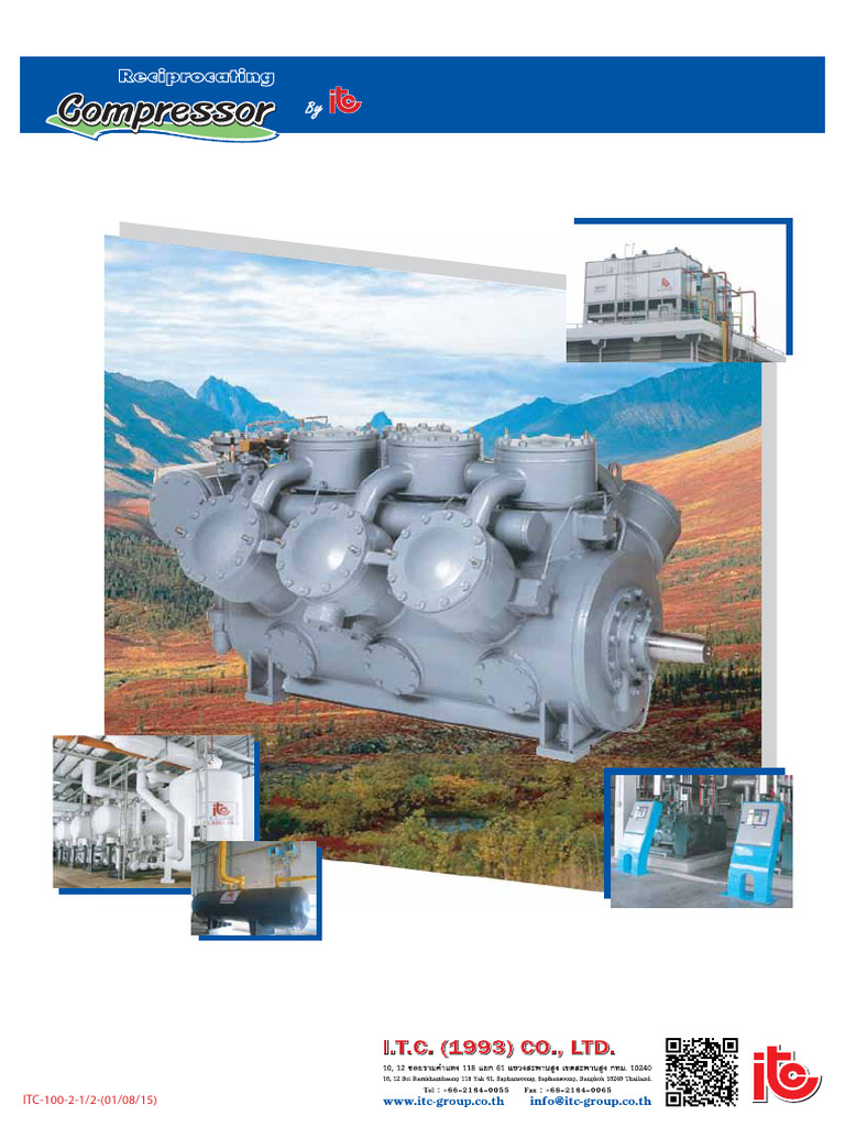 ITC 100 2 Reciprocating Compressor | PDF