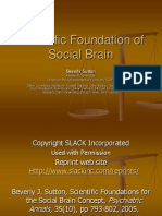 Scientific Foundation of Social Brain