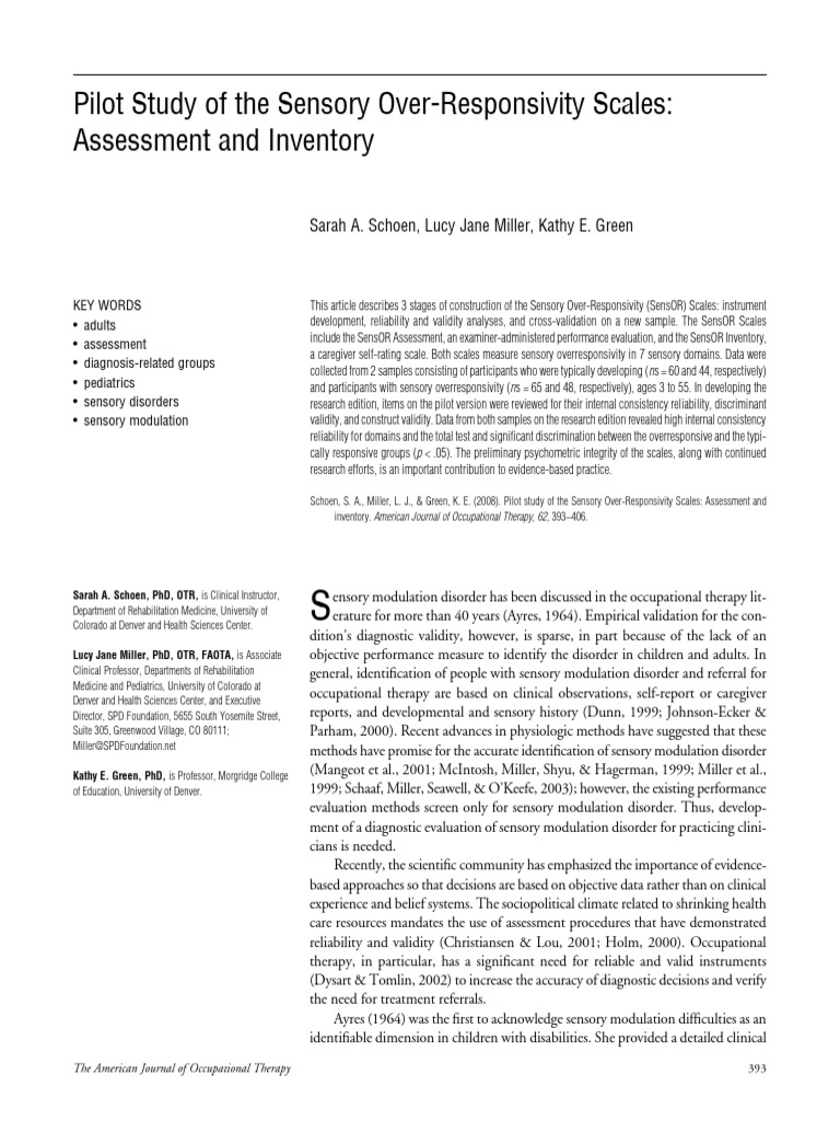 Schoen Miller | PDF | Validity (Statistics)