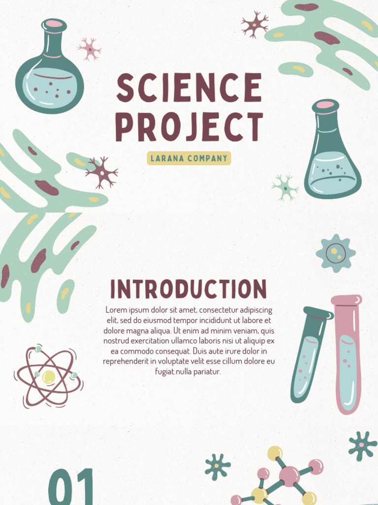 Green and Pink Doodle Hand Drawn Science Project Presentation | PDF