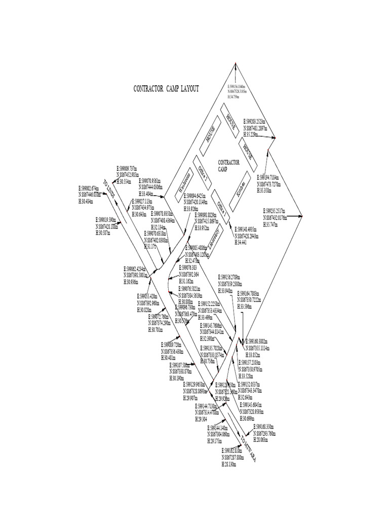 Contractor Camp Layout | PDF