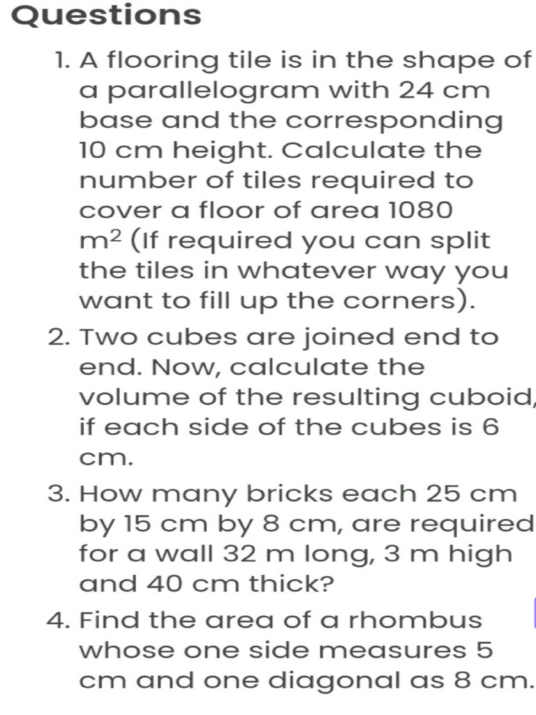 Maths Question | PDF