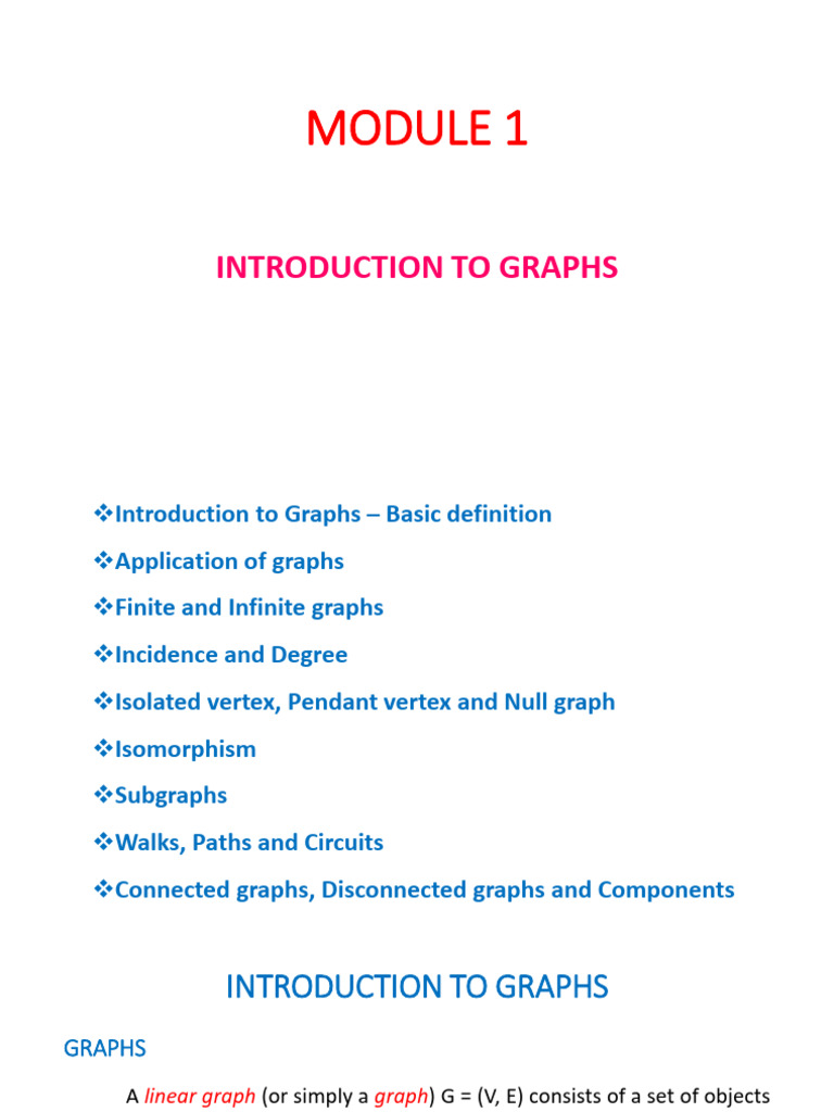 Introduction To Graphs | PDF | Vertex (Graph Theory) | Mathematics