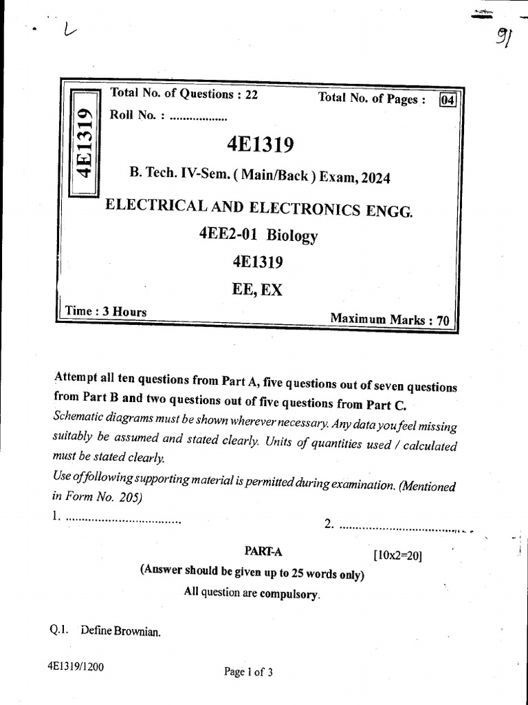 Iv - Ee - 2024 | PDF