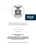 Air Force Institute of Technology: Improving Maintenance Data Collection Via Point-Of-Maintenance (Pomx) Implementation