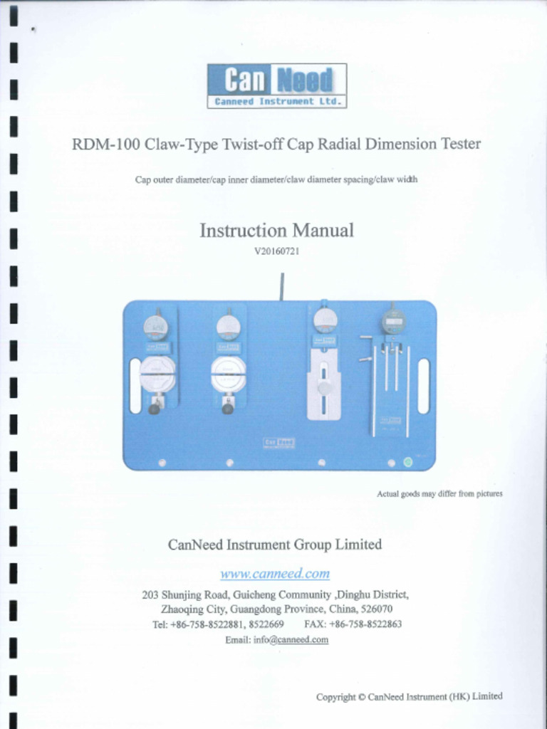 RDM 100 | PDF