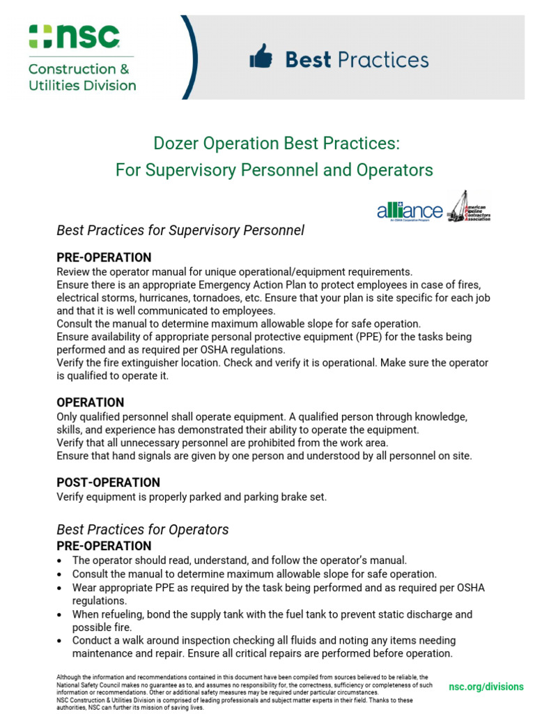 Best Dozer | PDF | Safety