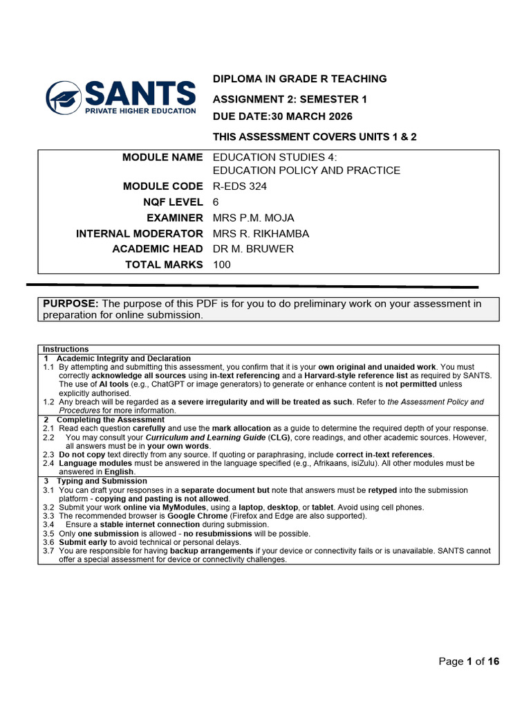 Assignment 2 PDF | PDF | Curriculum | Teachers