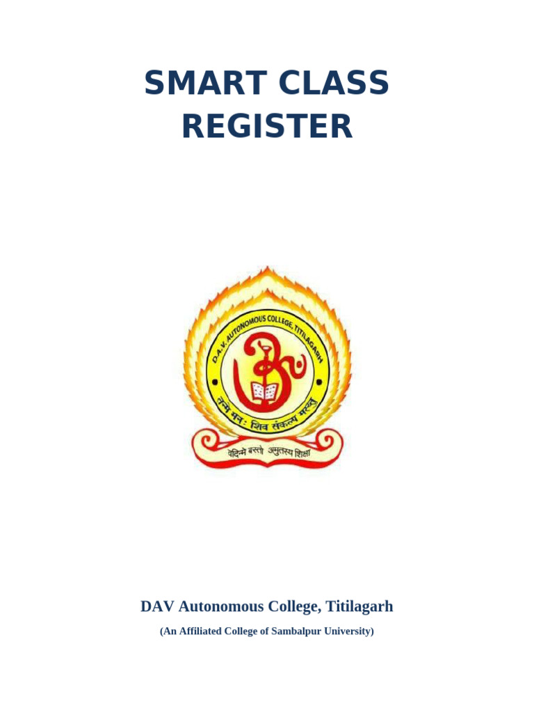 Smart Class Coverpage | PDF