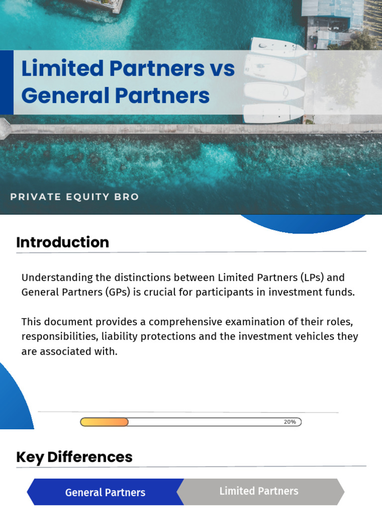 Limited Partners Vs General Partners | PDF | Limited Partnership ...