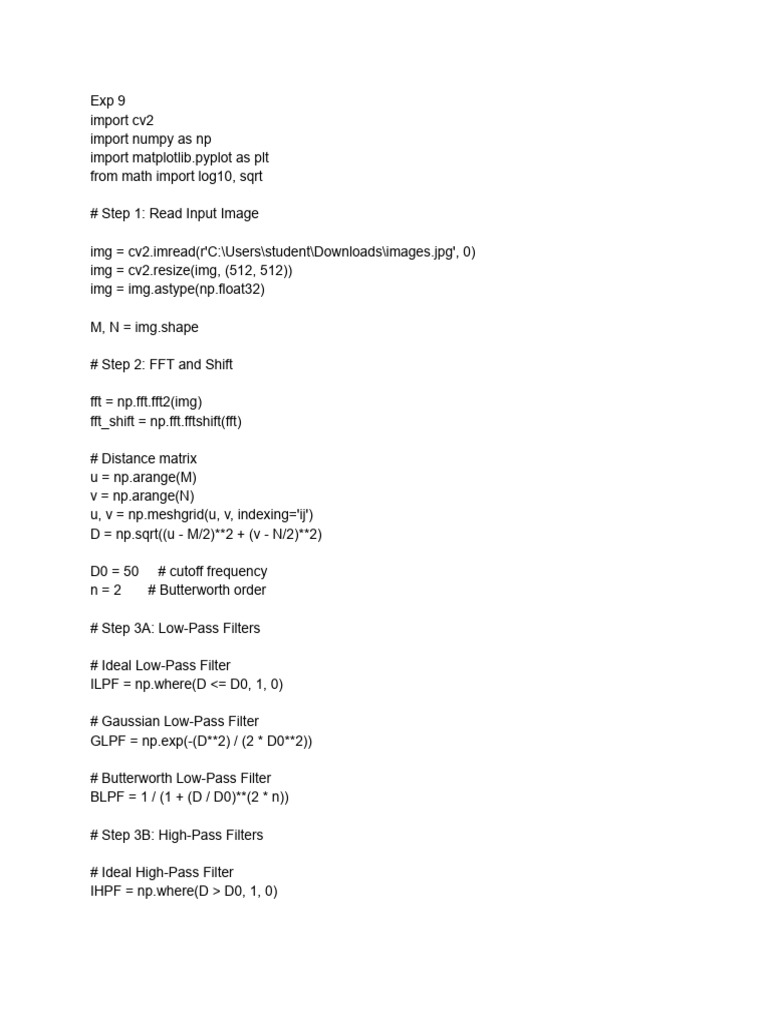 Exp 9 | PDF