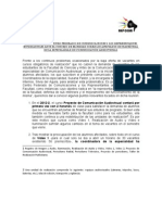 Comunicado Del Centro Federado de Comunicaciones y Los Representantes Estudiantiles Ante El Consejo de Facultad Sobre Los Afectados de Matricula en La Especialidad de Comunicacion Audiovisual