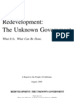 Redevelopment The Unknown Government