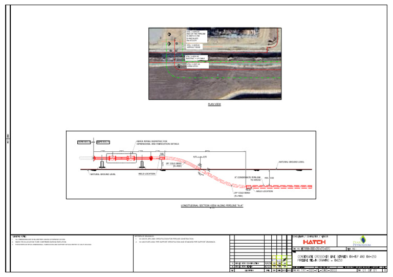 141 020 PL DWG 0003-0-13 Publication Pipeline Tie in Drawing KM250 ...