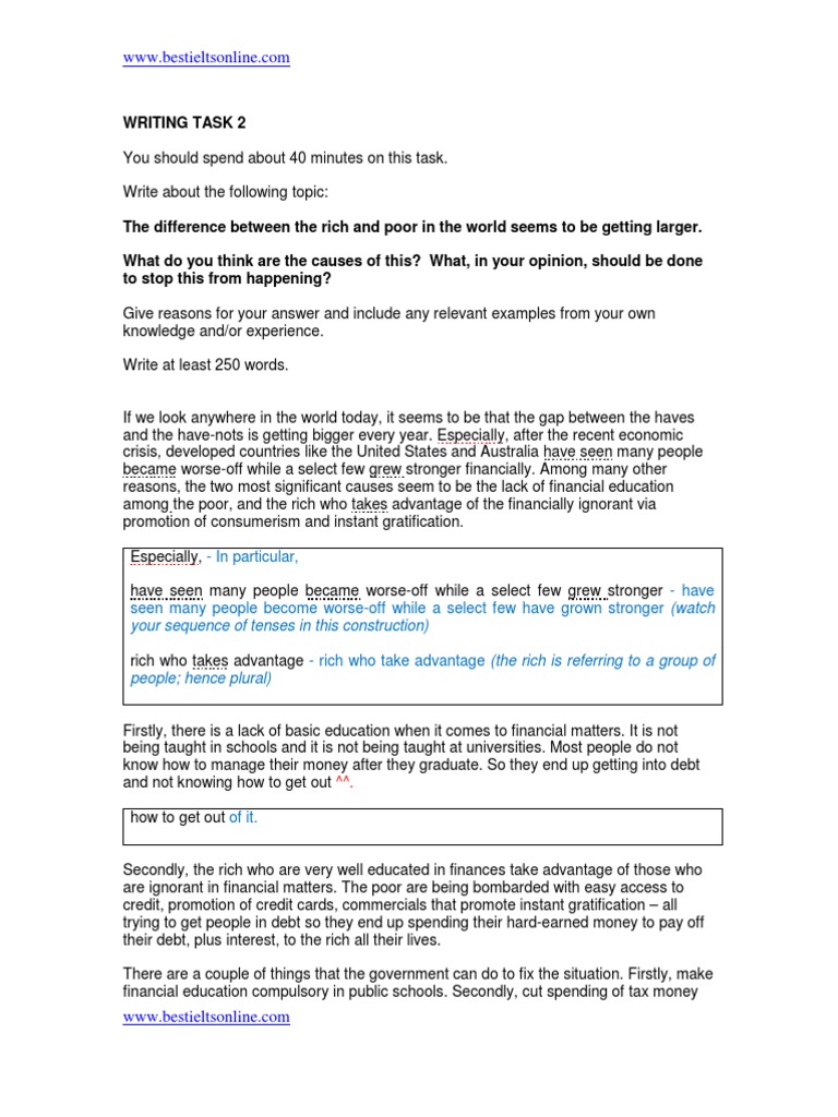 Essay correction ielts picture