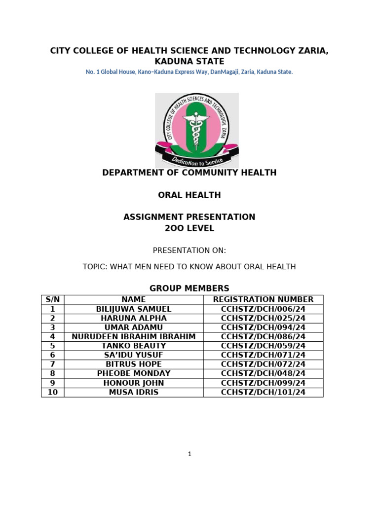 Samuel | PDF | Oral Hygiene | Human Tooth