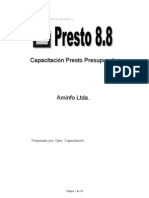 Manual Presto 8.8 en español